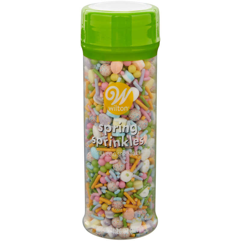 Bright Pastel Rainbow Easter Egg and Jimmies Sprinkle Mix, 4.26 oz. image number 0