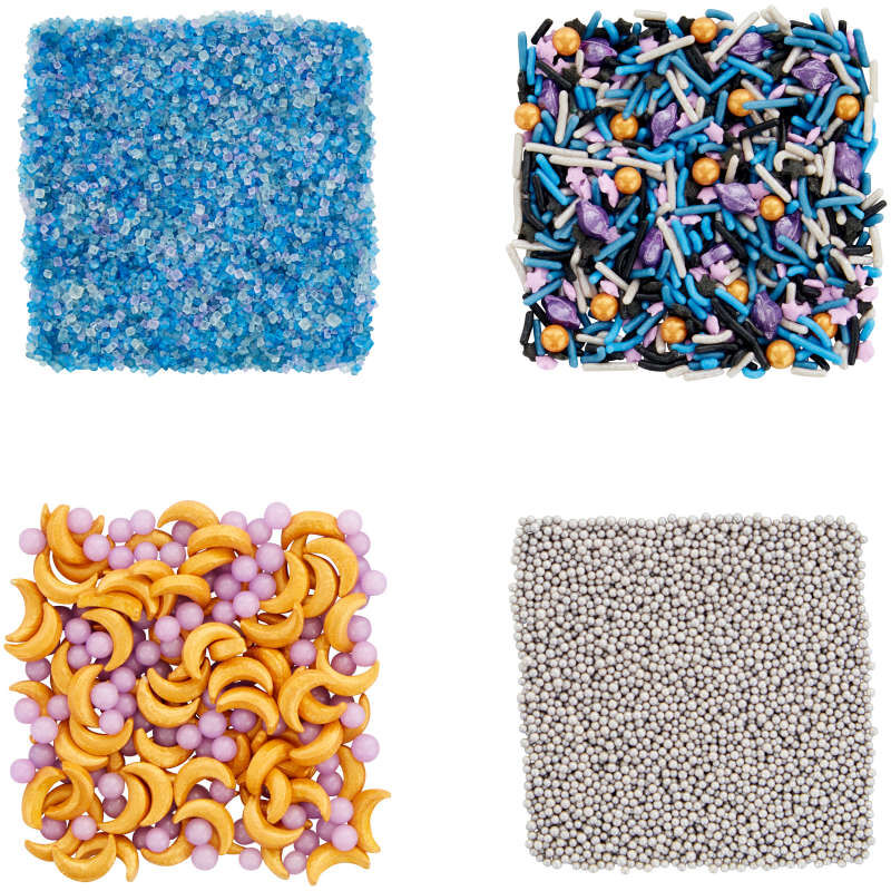 Galaxy, Planet and Star Sprinkles Set, 6.56 oz. (4-Piece Set) image number 2