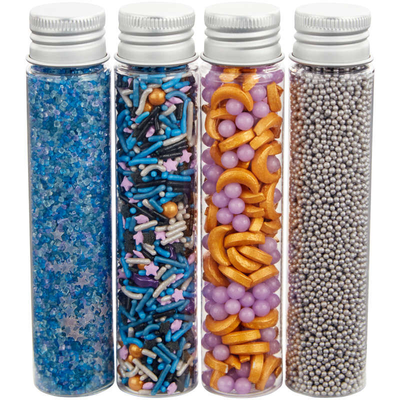 Galaxy, Planet and Star Sprinkles Set, 6.56 oz. (4-Piece Set) image number 0