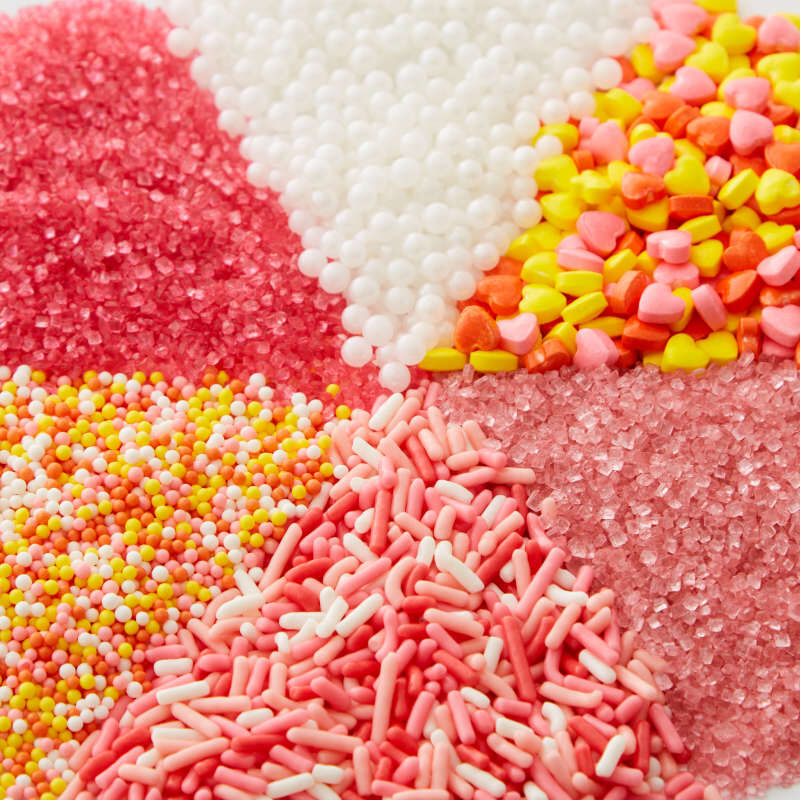 Pink, Yellow and White 6-Cell Sprinkle Mix, 7.30 oz. image number 2