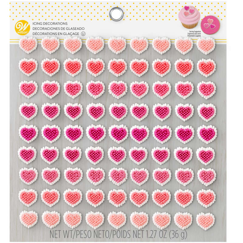 Mini Heart Candy Decorations in Packaging image number 0