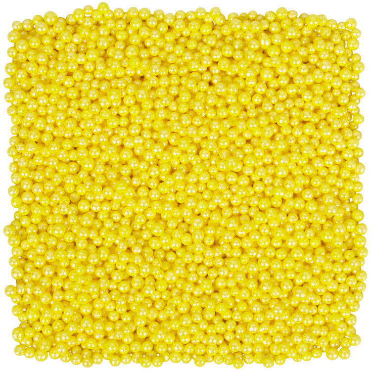 Yellow Nonpareils Sprinkles Pouch