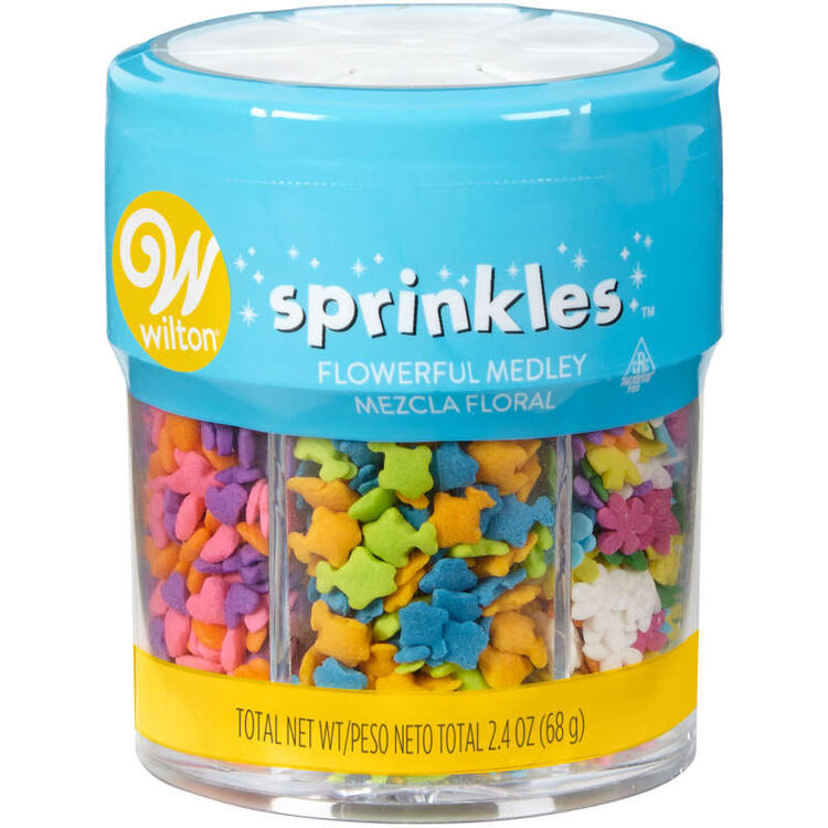 Happy Spring Floral Medley 6-Cell Sprinkle Mix, 2.4 oz.
