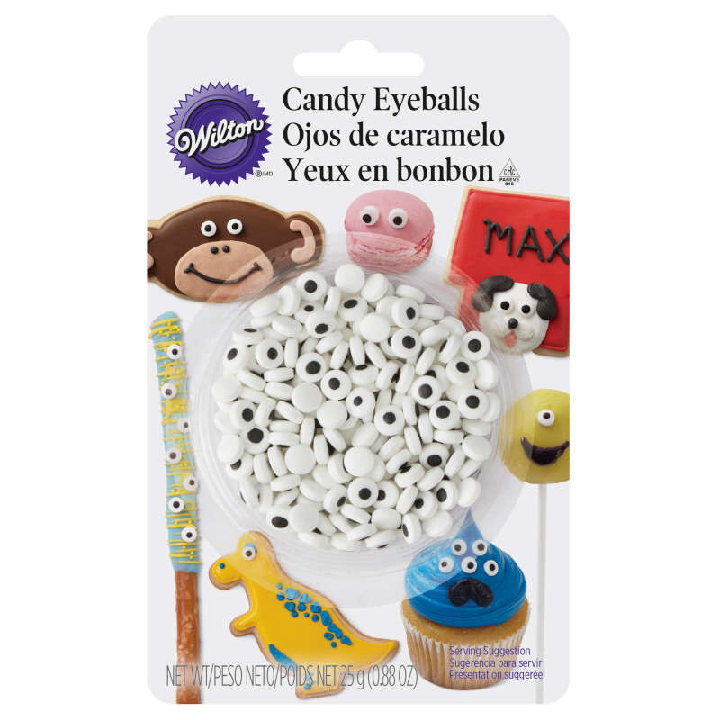 Candy Eyeballs, 0.88 oz. - Candy Decorations image number 0