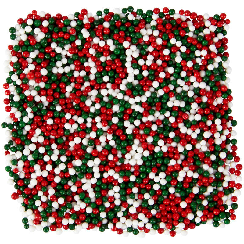Christmas Nonpareils Sprinkles, 4.7 oz. image number 1