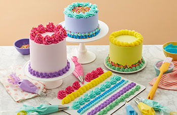How to pipe cake borders