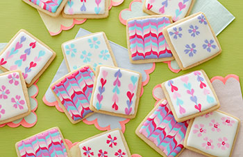 Royal Icing decorated cookies for Course